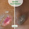 Baume cicatrisant Avant après blessure Naturacheval