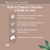 Roll-on anti-mouches répulsif huile de cade naturel pour cheval de Naturacheval
